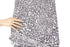 Gray Leopard Print Light Weight Sweater Knit Fabric by the Yard OSK01015R